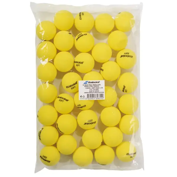 Babolat Soft Foam Bag X36 Μπαλάκια Τένις, Μέγεθος: 1